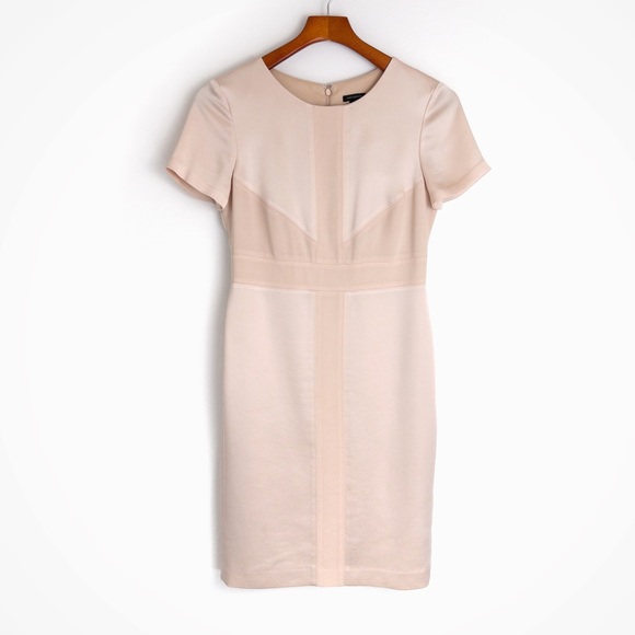 ANN TAYLOR . Satin Sheath Dress - Picture 2 of 15